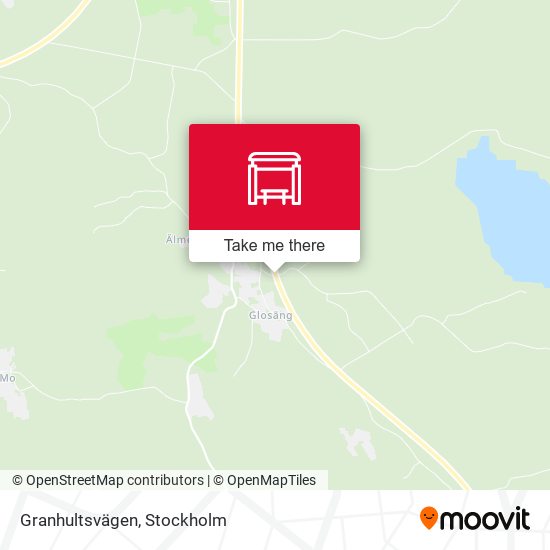Granhultsvägen map
