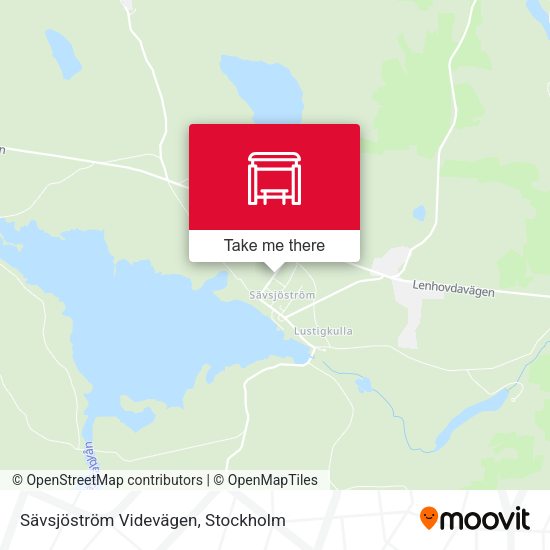 Sävsjöström Videvägen map
