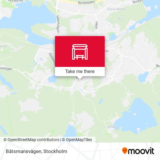 Båtsmansvägen map