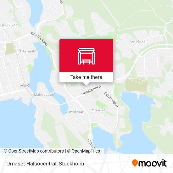 Örnäset Hälsocentral map