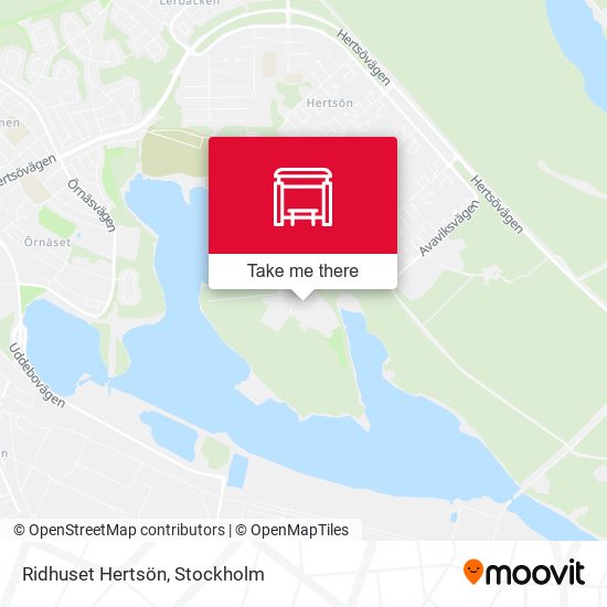 Ridhuset Hertsön map