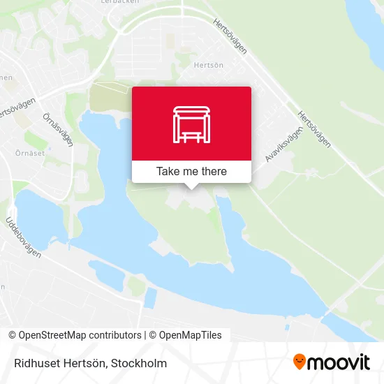 Ridhuset Hertsön map