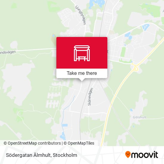 Södergatan Älmhult map