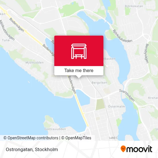 Ostrongatan map