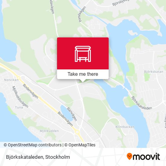 Björkskataleden map