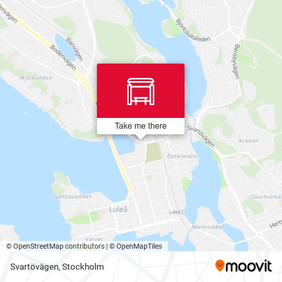 Svartövägen map