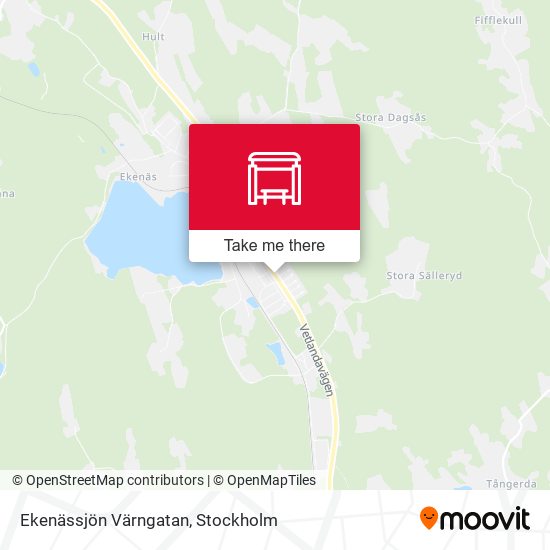 Ekenässjön Värngatan map