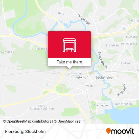 Floraborg map