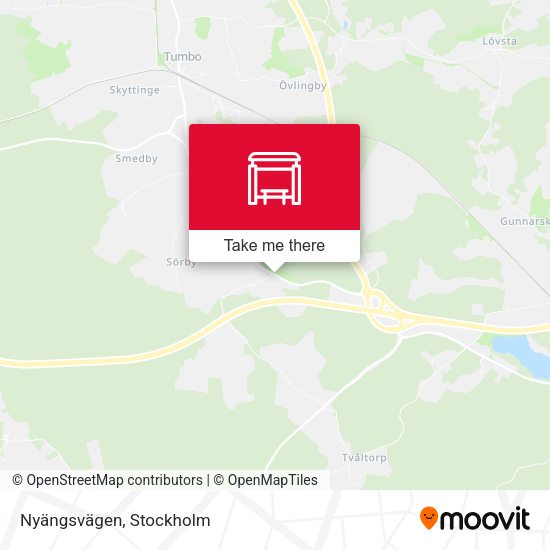 Nyängsvägen map