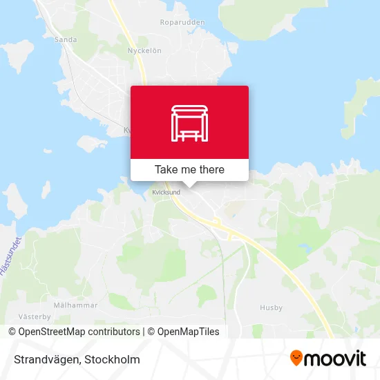 Strandvägen map