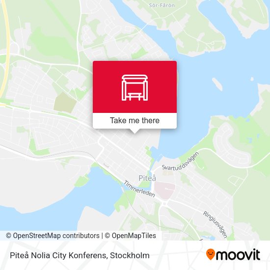 Piteå Nolia City Konferens map