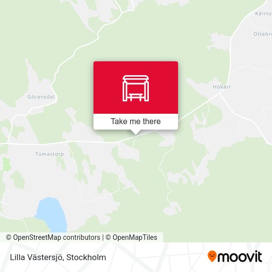 Lilla Västersjö map