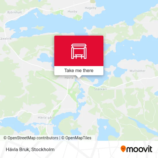 Hävla Bruk map