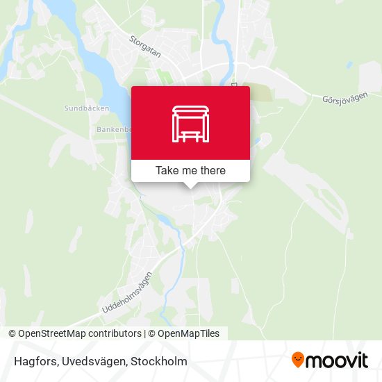 Hagfors, Uvedsvägen map