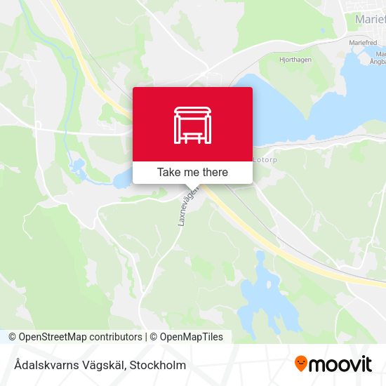 Ådalskvarns Vägskäl map