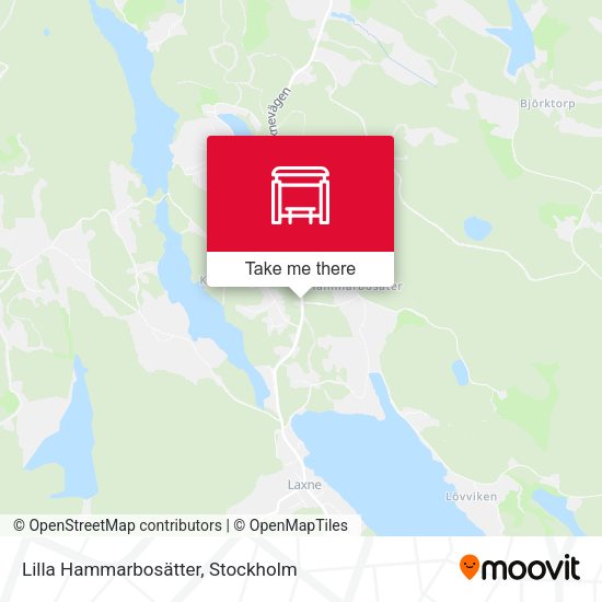 Lilla Hammarbosätter map