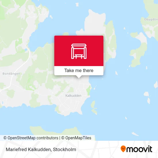 Mariefred Kalkudden map