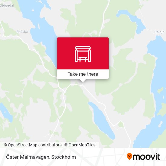 Öster Malmavägen map