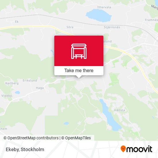 Ekeby map