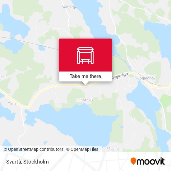 Svartå map