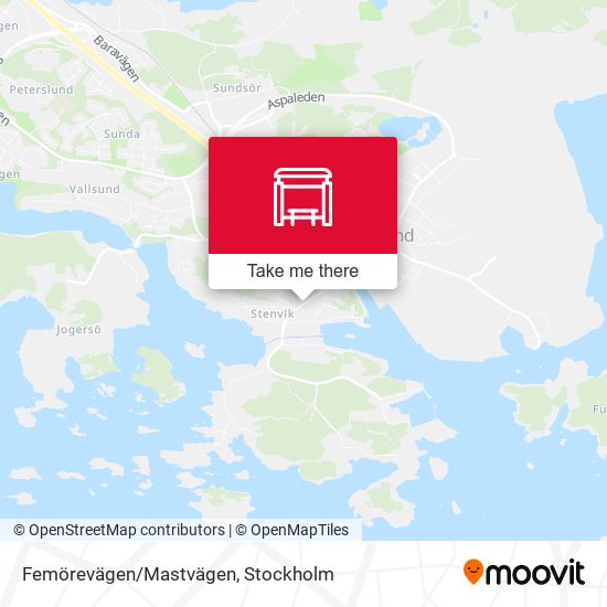 Femörevägen/Mastvägen map
