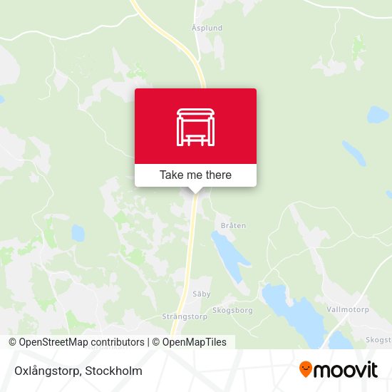 Oxlångstorp map