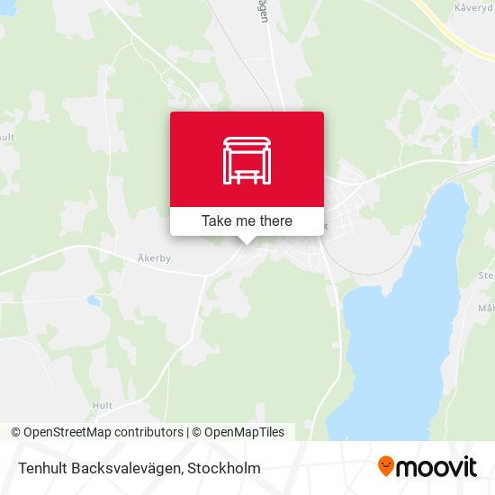 Tenhult Backsvalevägen map