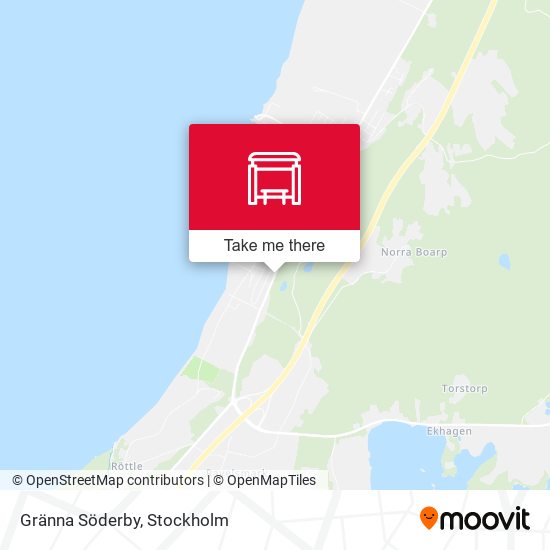 Gränna Söderby map