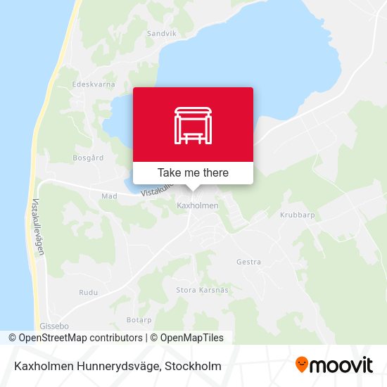 Kaxholmen Hunnerydsväge map