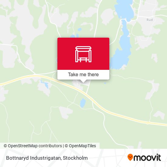 Bottnaryd Industrigatan map