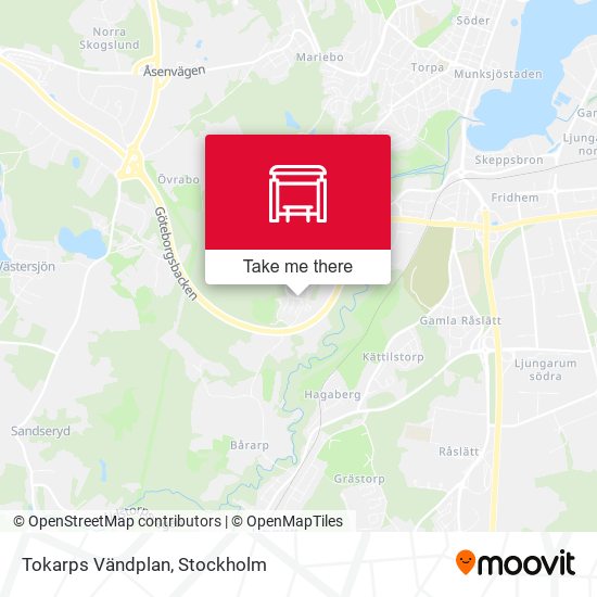 Tokarps Vändplan map