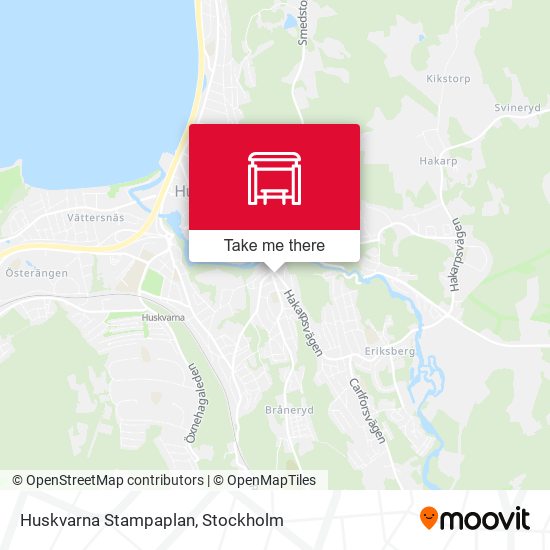 Huskvarna Stampaplan map