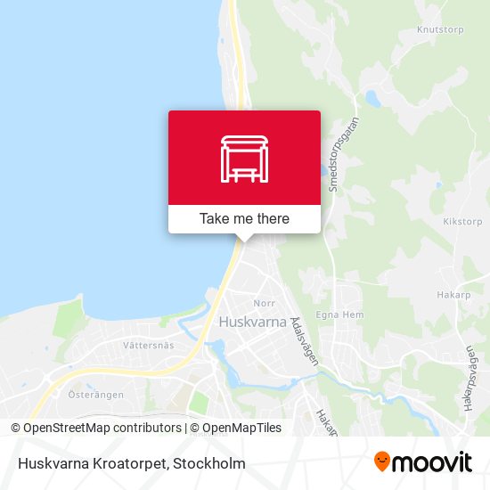 Huskvarna Kroatorpet map