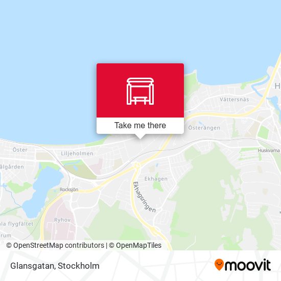 Glansgatan map