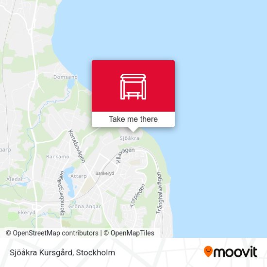 Sjöåkra Kursgård map