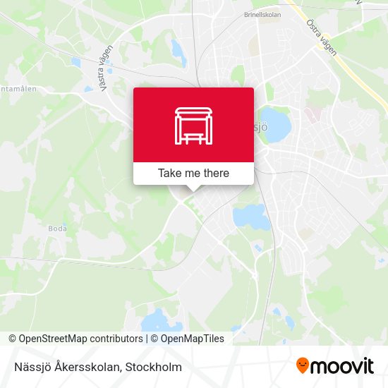 Nässjö Åkersskolan map