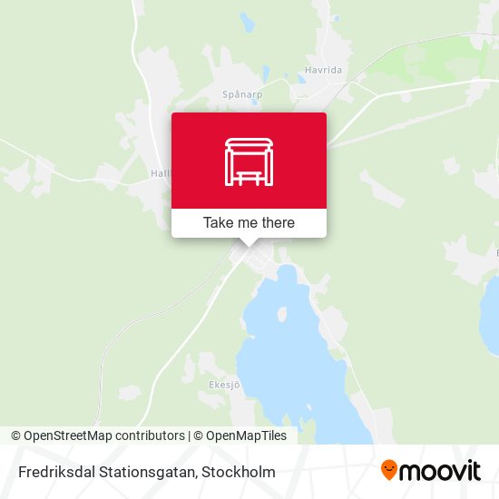 Fredriksdal Stationsgatan map