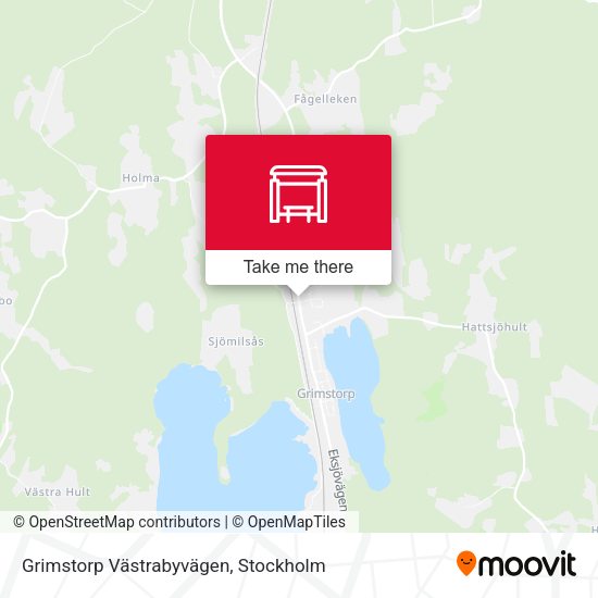 Grimstorp Västrabyvägen map