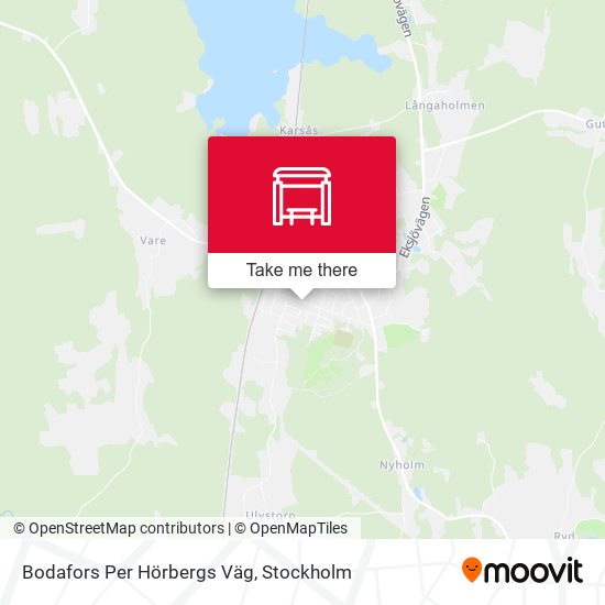 Bodafors Per Hörbergs Väg map
