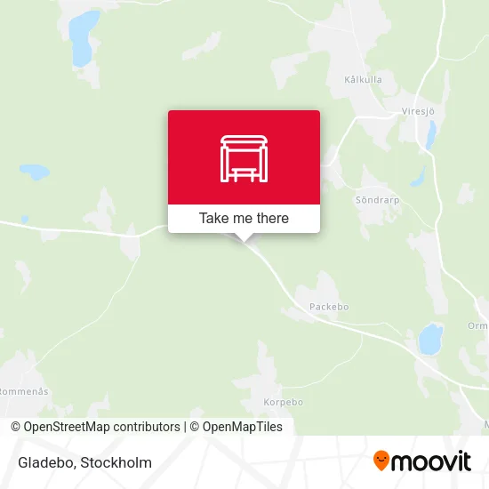 Gladebo map