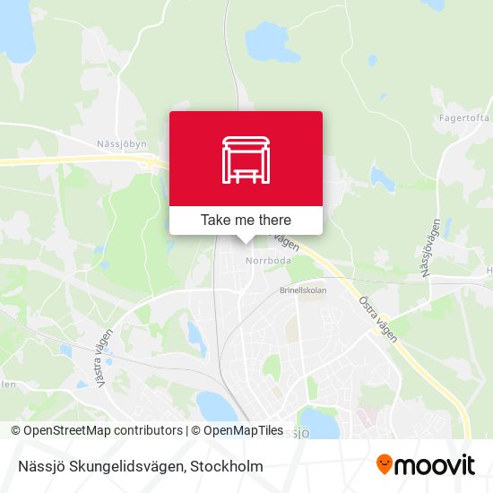 Nässjö Skungelidsvägen map