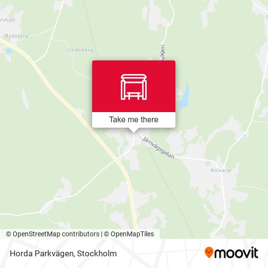 Horda Parkvägen map