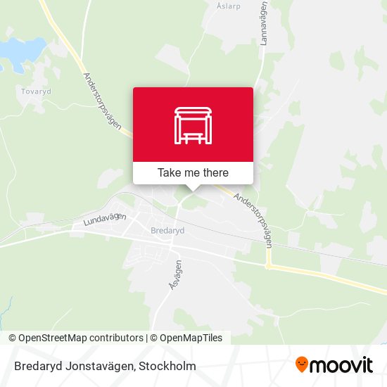 Bredaryd Jonstavägen map