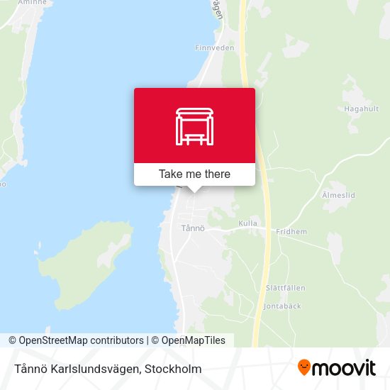 Tånnö Karlslundsvägen map