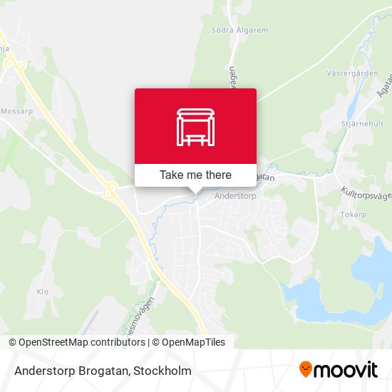 Anderstorp Brogatan map