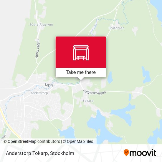 Anderstorp Tokarp map