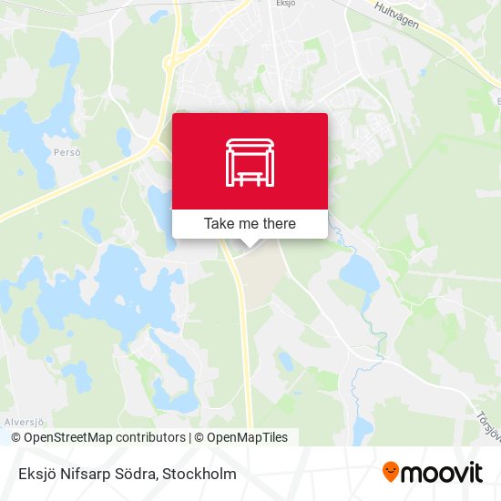 Eksjö Nifsarp Södra map