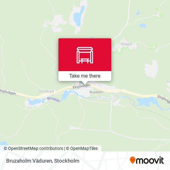 Bruzaholm Väduren map