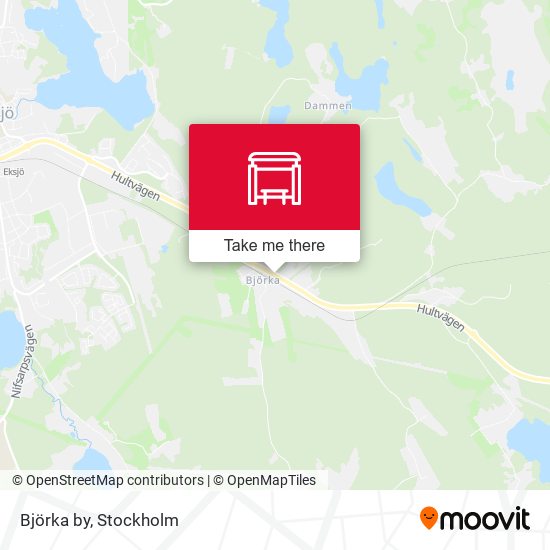 Björka by map