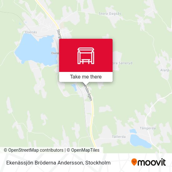 Ekenässjön Bröderna Andersson map